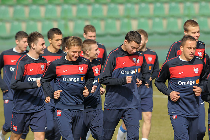 Trening reprezentacji Polski