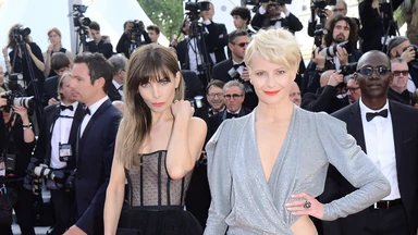 Małgorzata Kożuchowska i Agnieszka Dygant na czerwonym dywanie w Cannes