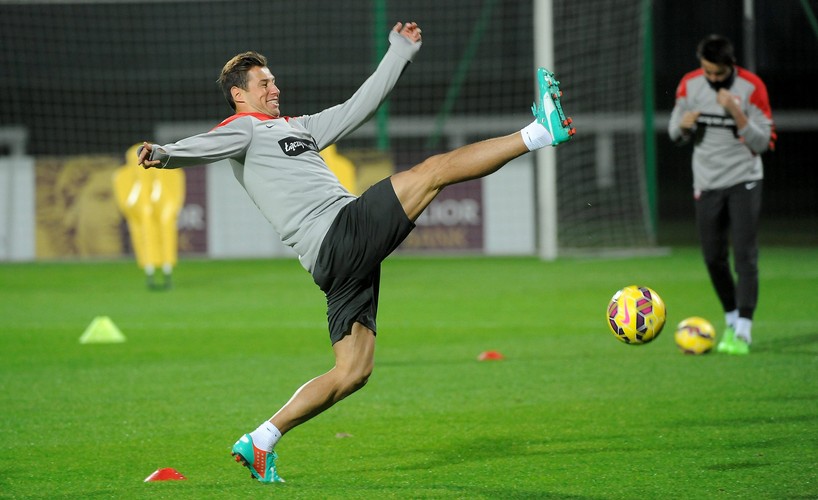 Robert Lewandowski i jego koledzy z kadry szykują się na mecz z Gruzją