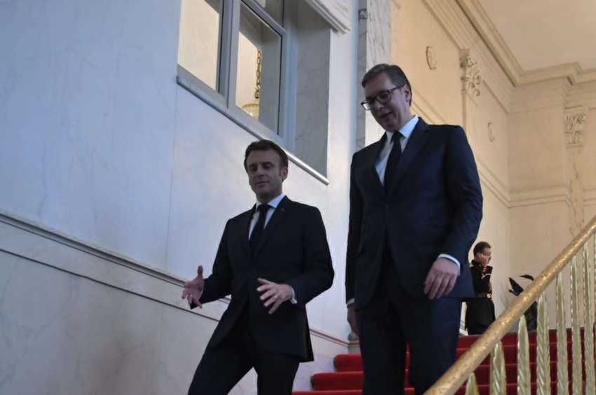 Aleksandar Vučić Emanuel Makron