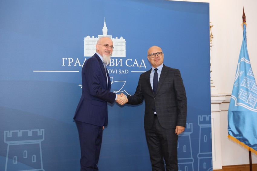 Sastanak gradonačelnika Novog Sada sa ambasadorom Italije