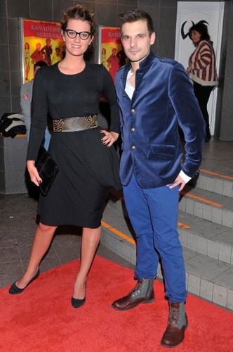 Zofia Zborowska ze znajomym