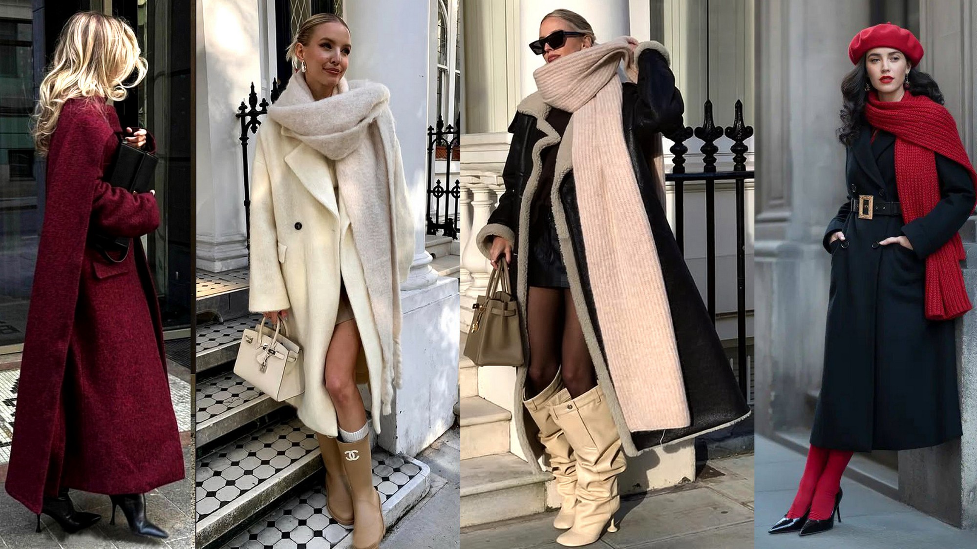 Ako nosiť šál túto zimu.