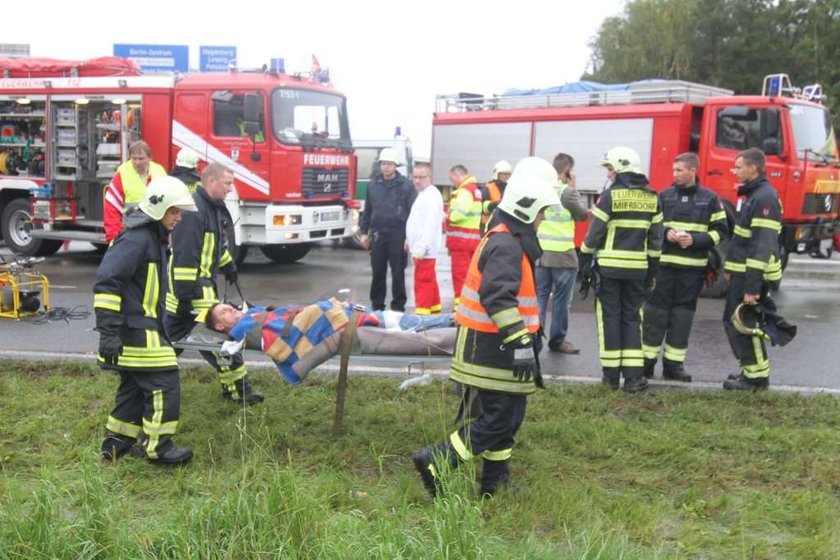 Wypadek polskiego autokaru