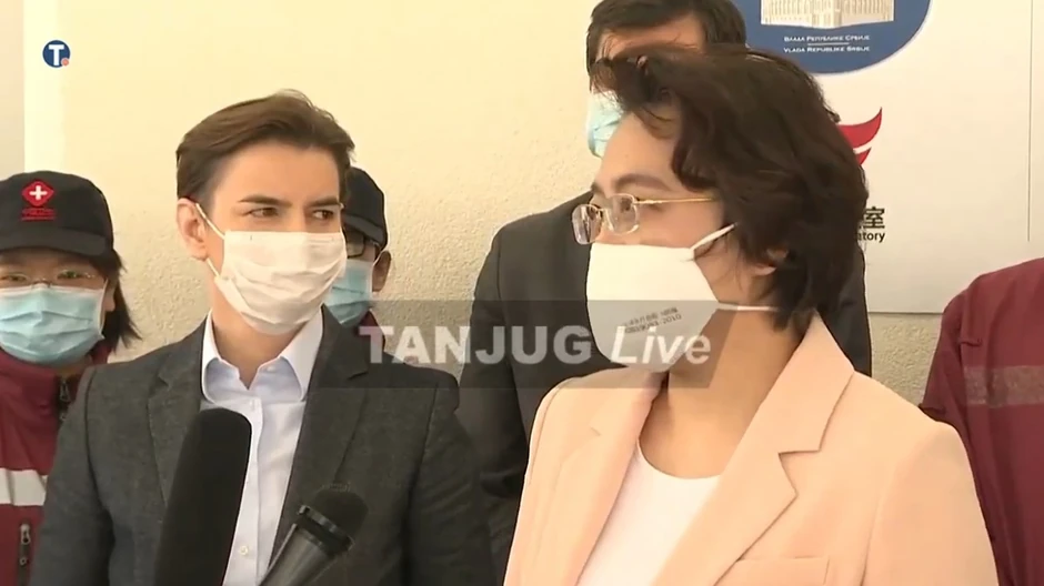 Premijerka Ana Brnabić i ambasadorka Kine Čen Bo na otvaranju „Vatrenog oka”