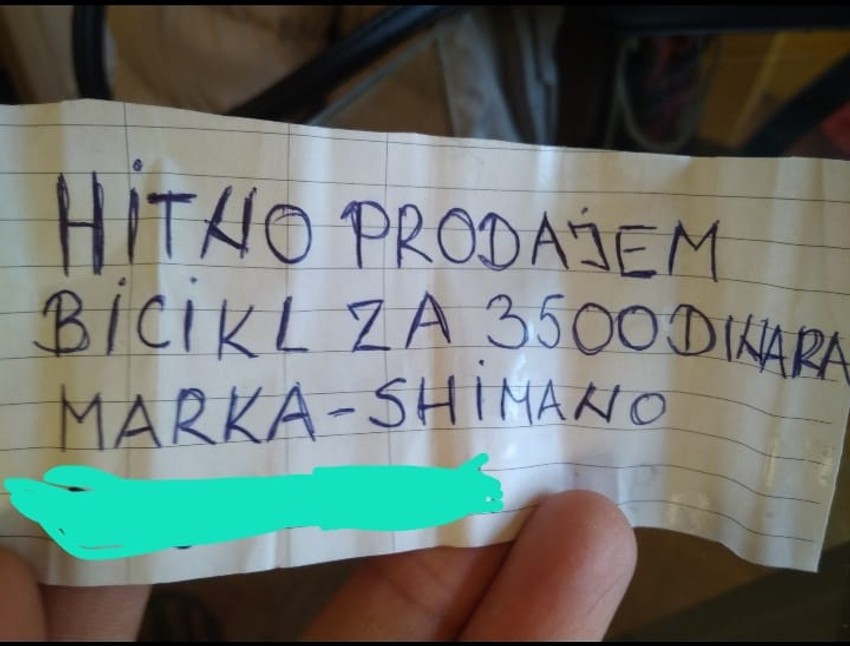 Zorica nije ni slutila ko se krije iza oglasa za bicikl