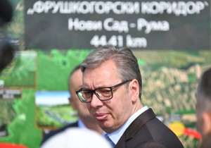  Aleksandar Vučić  radovi na Fruškogorskon koridoru   