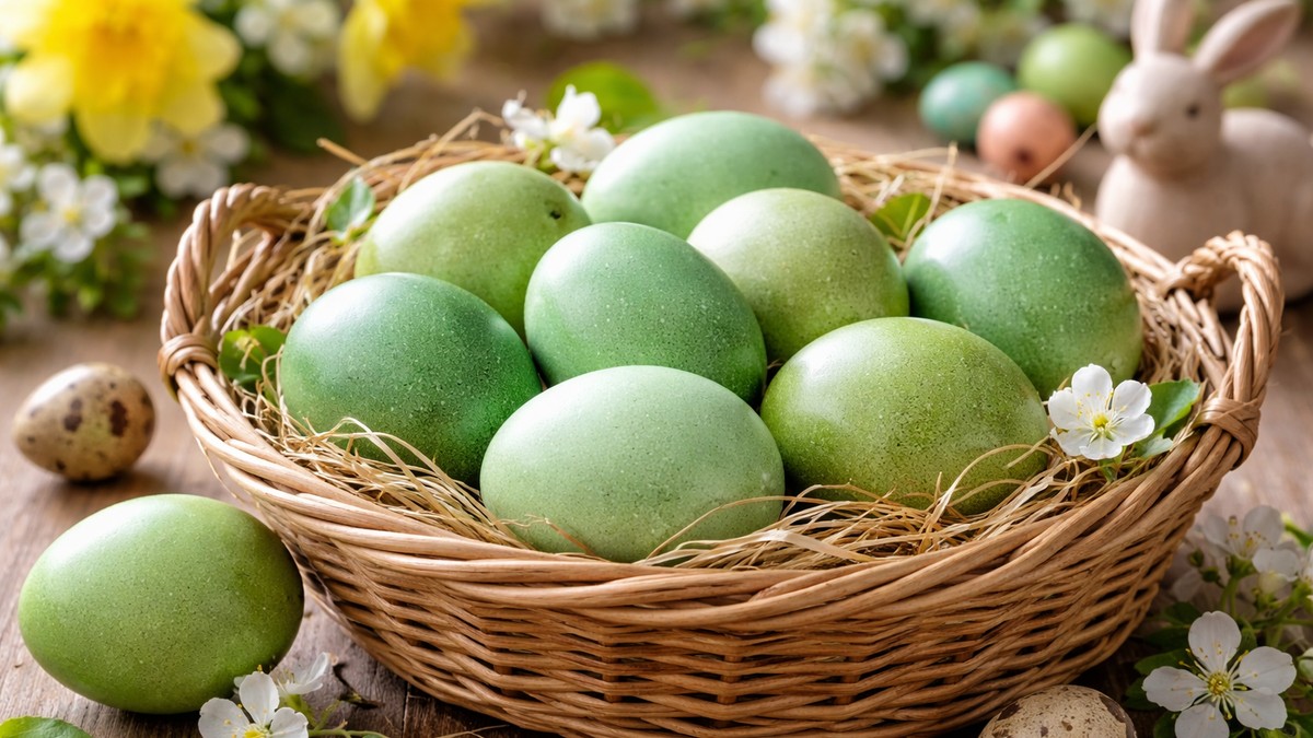 Prirodna zelena jaja za Uskrs: Jedan sastojak iz kuhinje daje savršenu boju