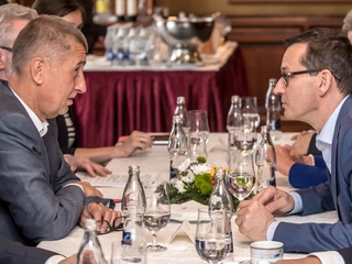 Andrej Babisz i Mateusz Morawiecki, szefowie rządów Czech i Polski