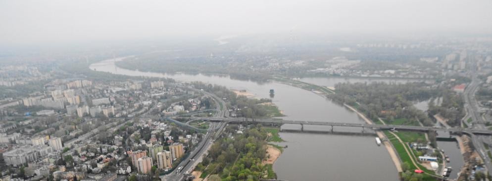 Wisła z lotu ptaka