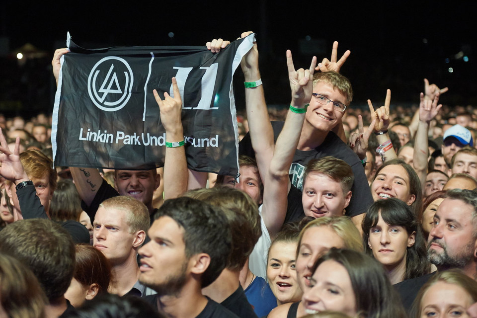 Koncert Linkin Park w Rybniku - publiiczność