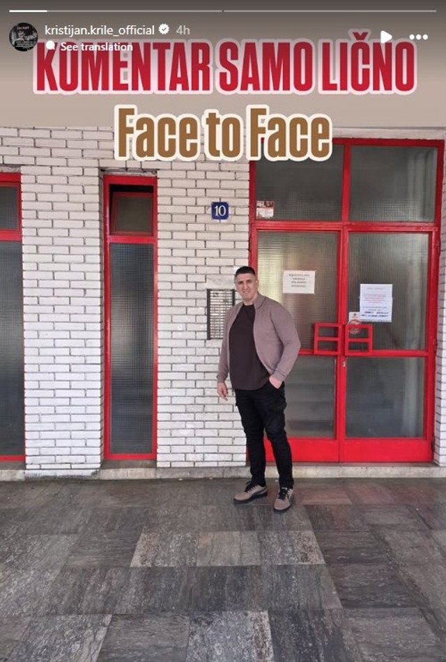 Kristijan Golubović (Foto: Instagram/kristijan.krile_official)