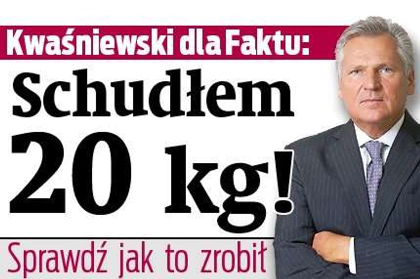 Kwaśniewski dla Faktu: Schudłem 20 kg! Sprawdź jak to zrobił 