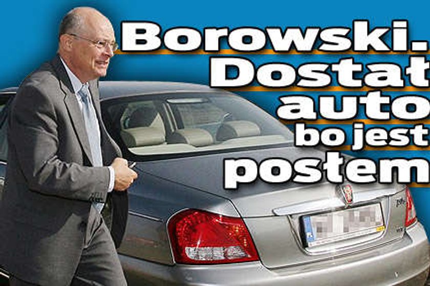 Borowski dostał limuzynę na chorą nogę