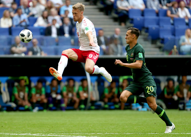 Eriksen i Jedinak w głównych rolach. Dania i Australia zachowały szanse na awans