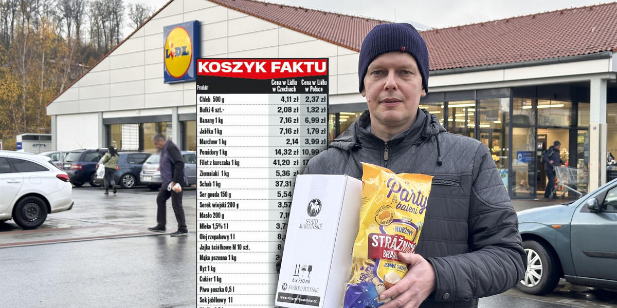 Sprawdziliśmy ceny w polskim i czeskim Lidlu. Różnice widać gołym okiem