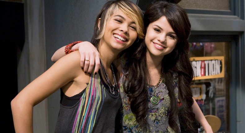 Hayley Kiyoko and Selena Gomez in Wizards of Waverly Place.Disney