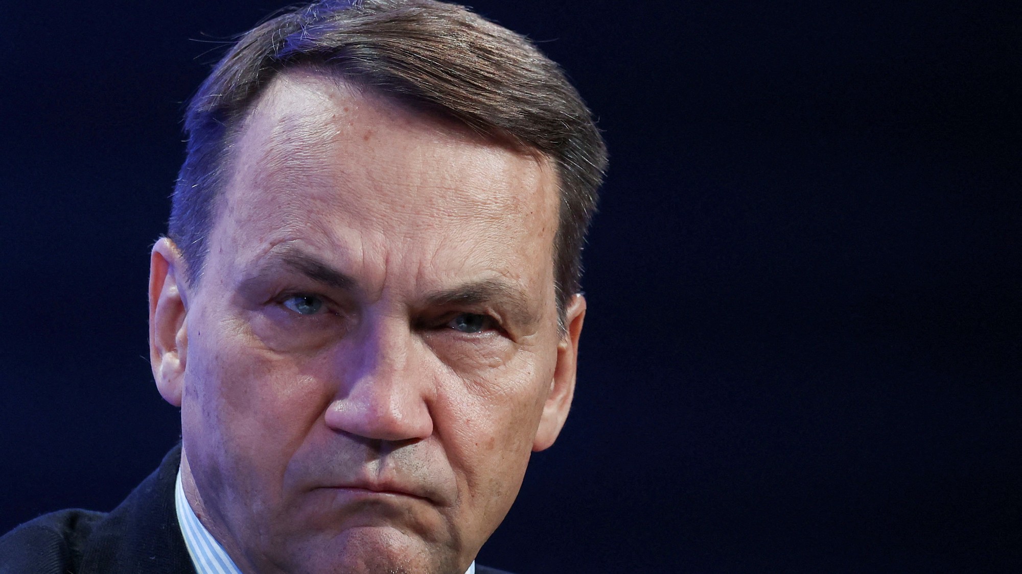 Poľský minister zahraničných vecí Radoslaw Sikorski, REUTERS/Yves Herman
