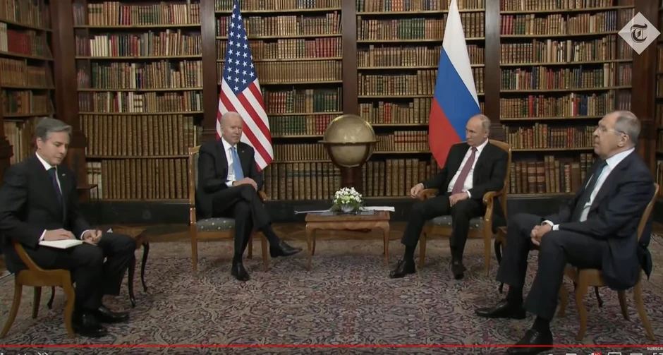 Vladimir Putin i Džo Bajden 