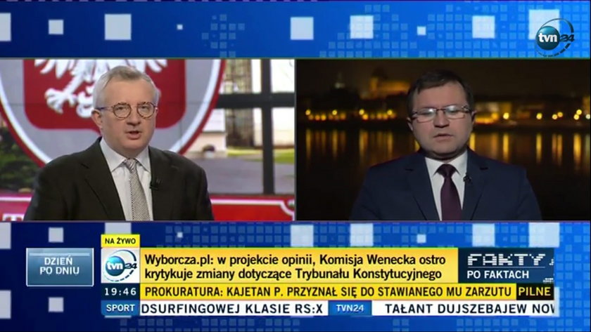 Awantura w TVN24: Girzyński nazwał Siwca agentem TW Jerzy