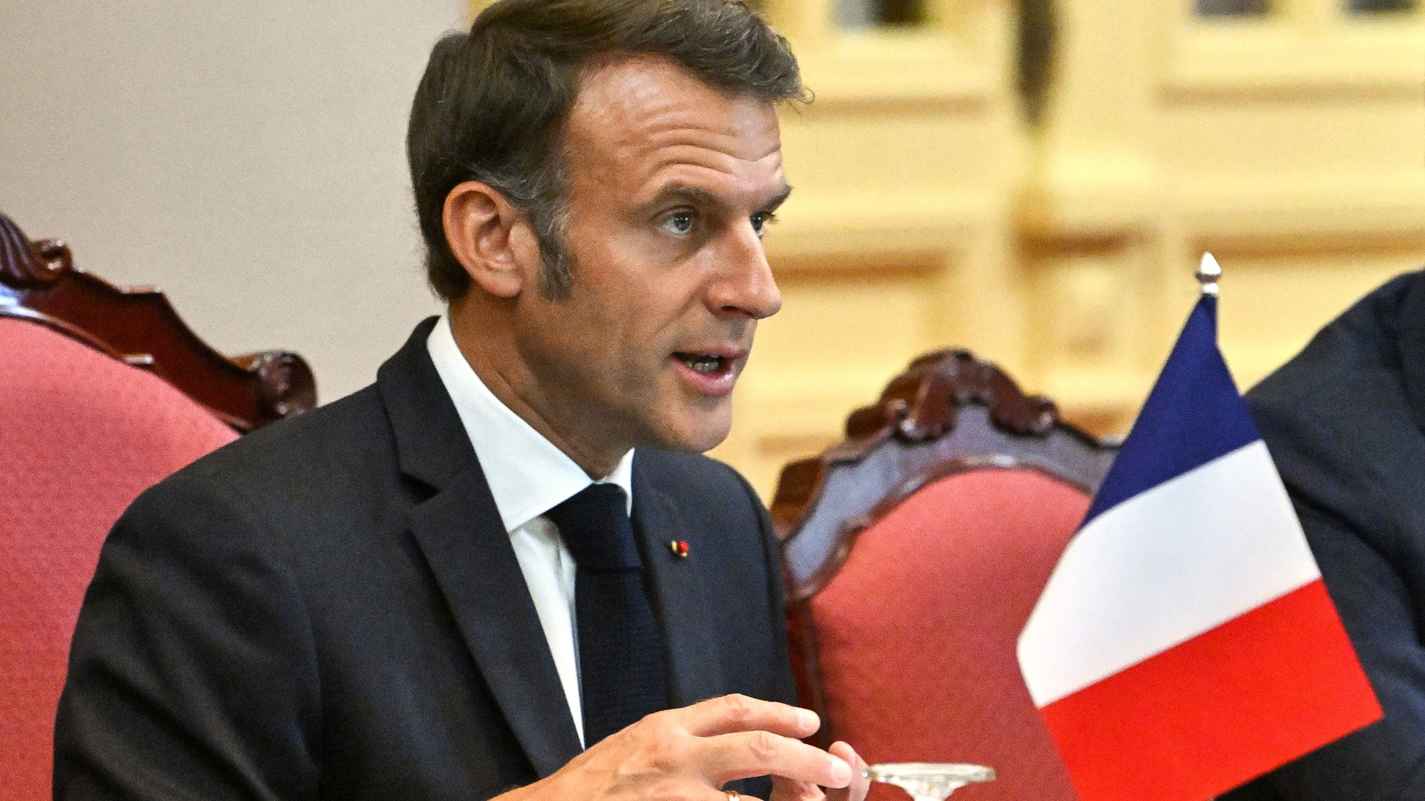 Francúzsky prezident Emmanuel Macron.