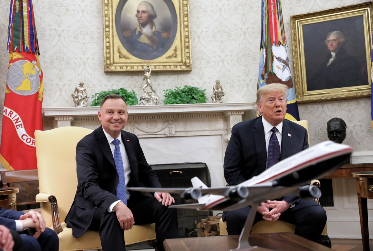 Andrzej Duda i Donald Trump