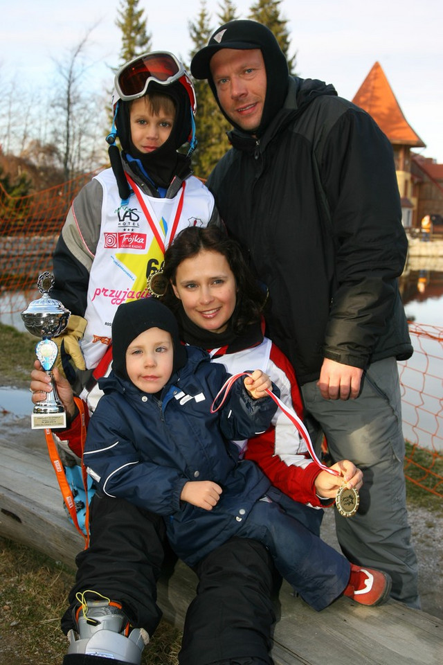 Ewa Gorzelak (41 l.) z rodziną w 2008 r.