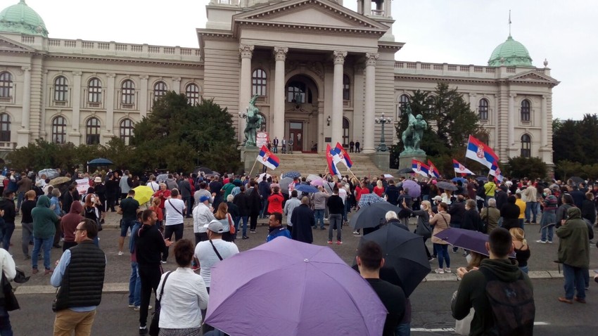 Protest podrške Bošku Obradoviću