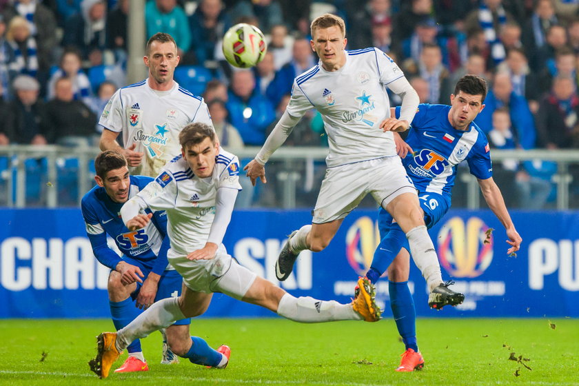 Puchar Polski: Lech Poznań - Błękitni Stargard Szczeciński 5:1