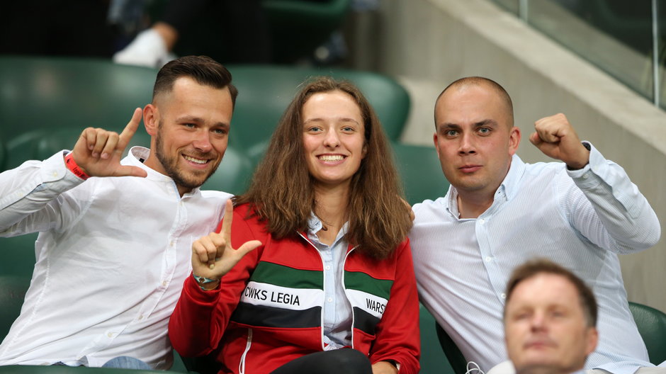 Piotr Sierzputowski, Iga Świątek i Artur Bochenek 