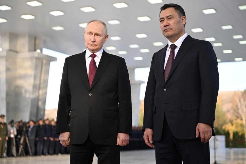 Vladimir Putin i Sadir Džaparov, predsednik Kirgistan