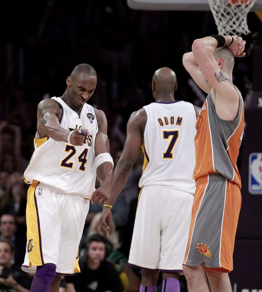 Marcin Gortat gra coraz lepiej. Omal nie poprowadził Phoenix Suns do zwycięstwa nad Los Angeles Lakers