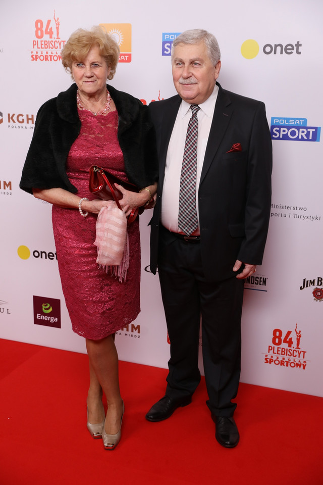  Jerzy Engel z żoną na Gali Mistrzów Sportu