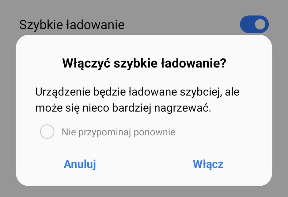 W trybie szybkiego ładowania telefon nagrzewa się do około 40 stopni, ale jego ładowarka nawet do 52 stopni Celsjusza