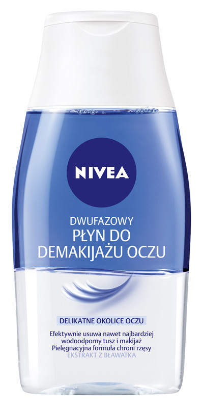 Nivea, dwufazowy płyn do demakijażu oczu