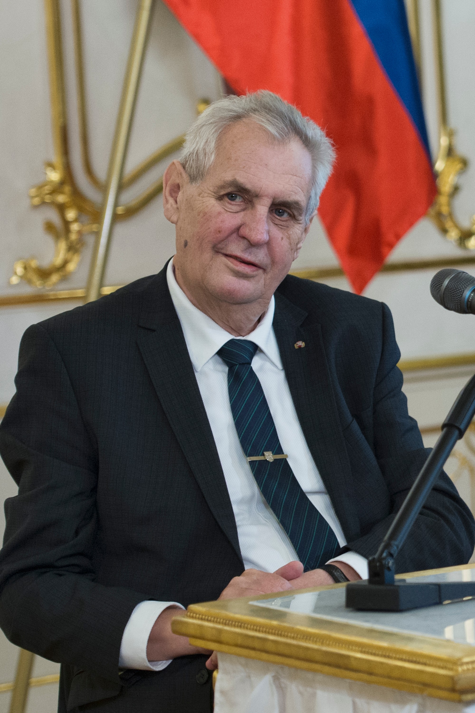 Prezident Českej republiky Miloš Zeman.