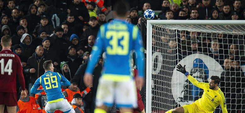 Liga Mistrzów: Liverpool zamknął Milikowi i Zielińskiemu drogę do 1/8 finału