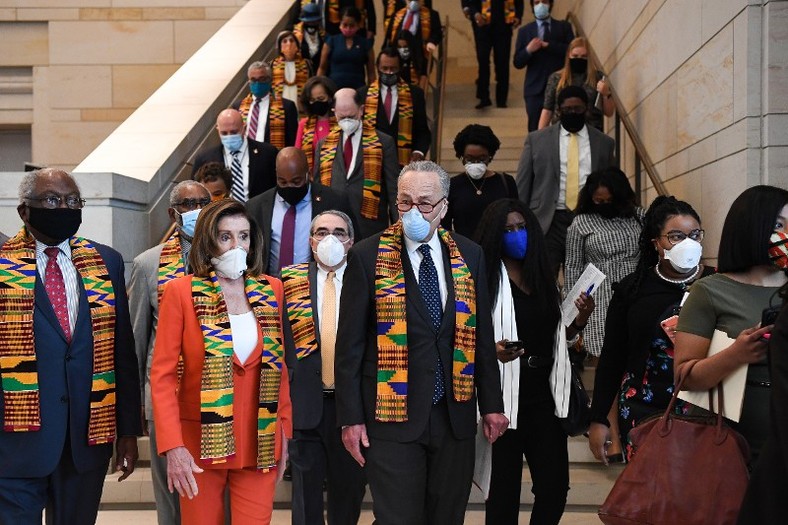 Why Democrats wore Kente to honour George Floyd
