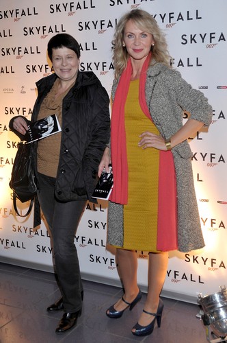 Ilona Łepkowska i Beata Ścibakówna na premierze 'Skyfall'