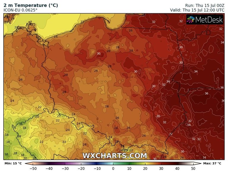 Temperatura nieco się obniży