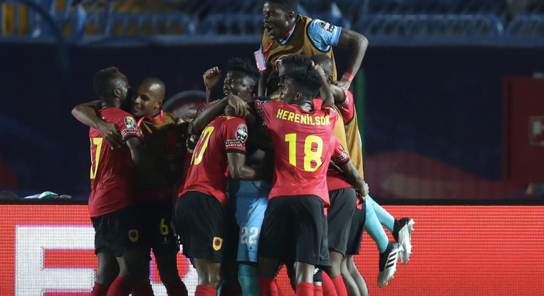 Angola jubilate their equalizer