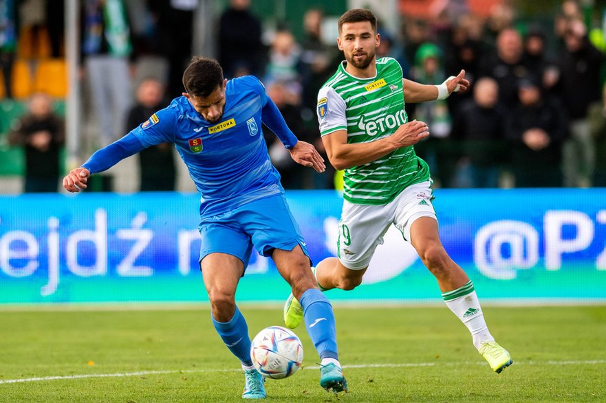 Łukasz Zwoliński zdobył jedną z bramek w meczu Pucharu Polski z Radunią Stężyca, który Lechia wygrała 4:1.