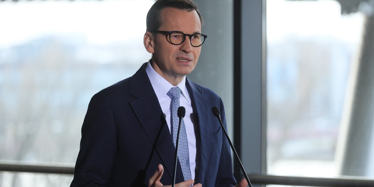 Premier Mateusz Morawiecki