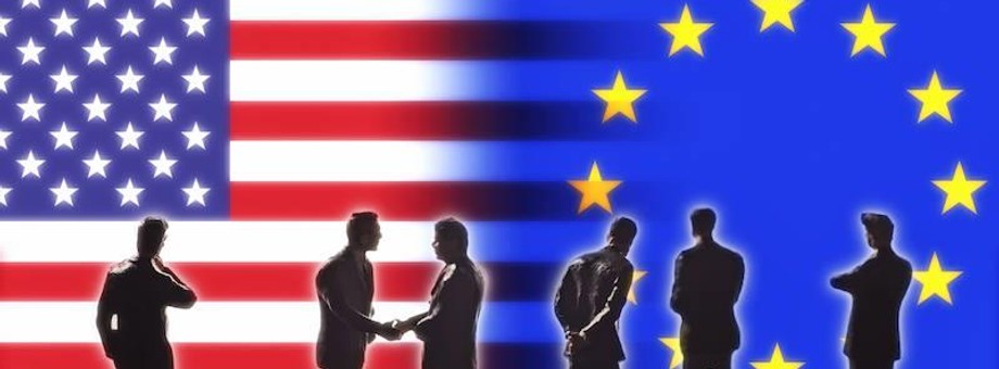 usa unia europejska ue flaga