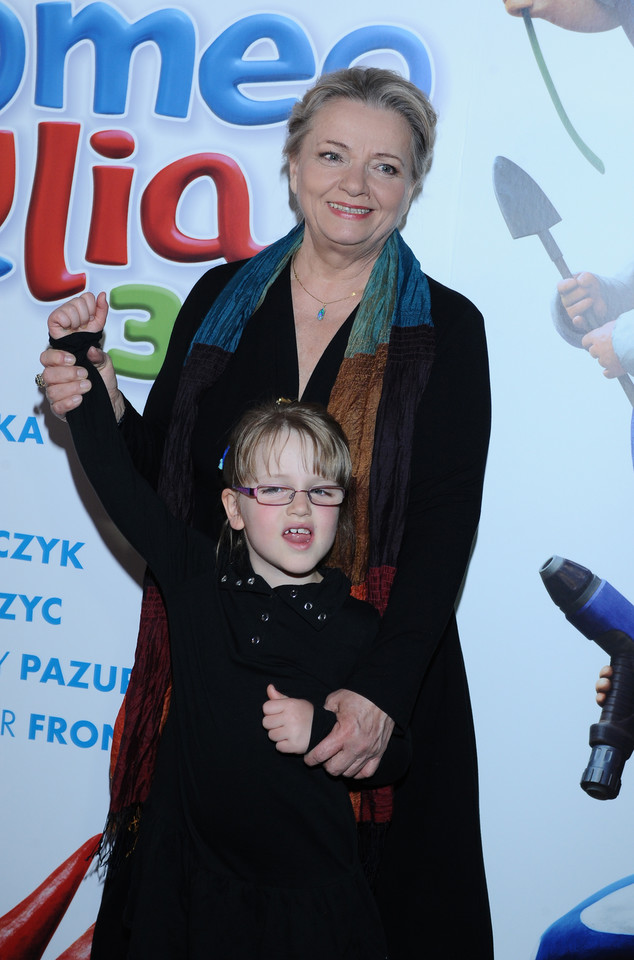 Anna Seniuk z wnuczką