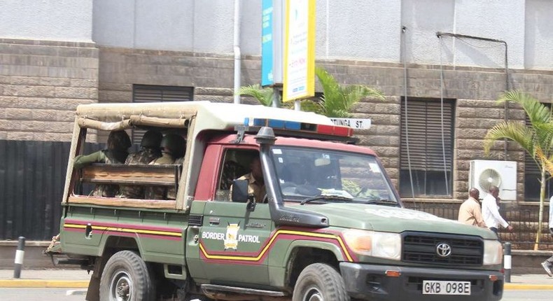 File image of a police vehicle