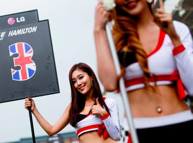 Dziewczyny Formuły 1 z Korei