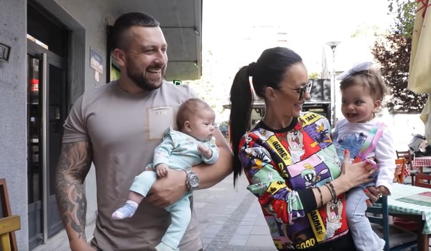 Mladen Vuletić i Jelena Pešić prvi put pokazali drugu ćerku