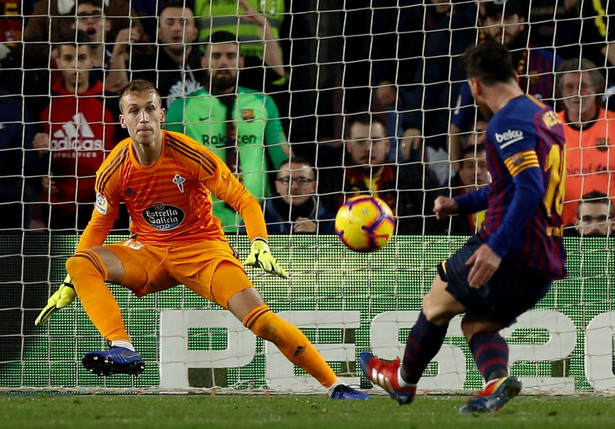 Liga hiszpańska: Czwarte z rzędu zwycięstwo Barcelony. Messi z 15. golem w tym sezonie
