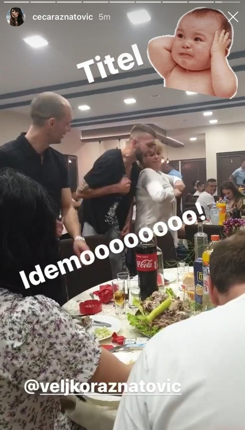 Jedna od Cecinih objava